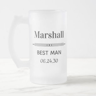 Persoonlijke Getuige van de Bruidegom Matglas Bierpul