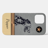 Persoonlijke geweldige Dalmatian Dog iPhone Case (Achterkant (horizontaal))
