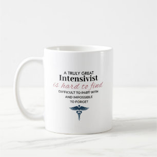 Persoonlijke geweldige intensivist quote koffiemok