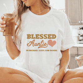 Persoonlijke Gezegende Tante T-shirt