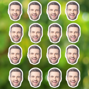 Persoonlijke Gezicht Stickers Aangepast 8 Foto Gez