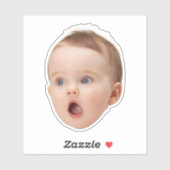 Persoonlijke Gezichtstickers, Aangepaste Gezichts  Sticker (Vel)