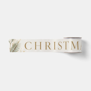 Persoonlijke gezins Kerst foto stijl Lint
