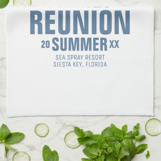 Persoonlijke gezinshereniging keukenhanddoeken (Gevouwen)