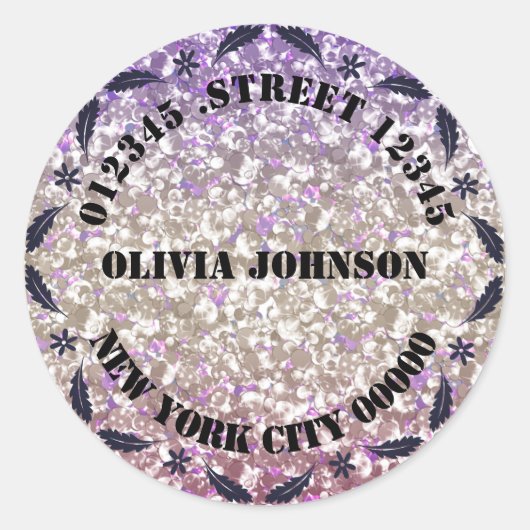 Persoonlijke glanzende stickers (Voorkant)