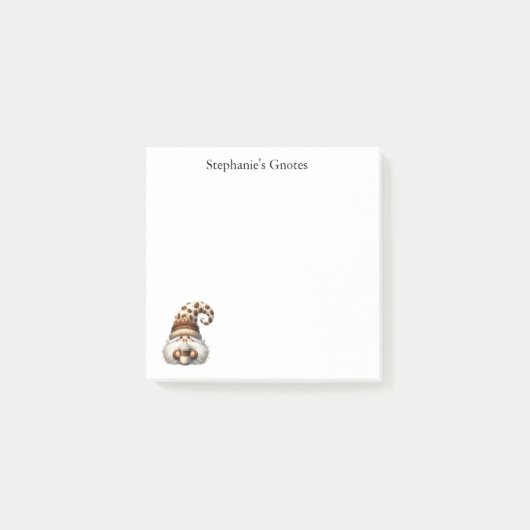 Persoonlijke Gnome Post-It Notities Post-it® Notes (Voorkant)