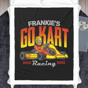 Persoonlijke Go Kart Racing Motorsport Karting Fleece Deken
