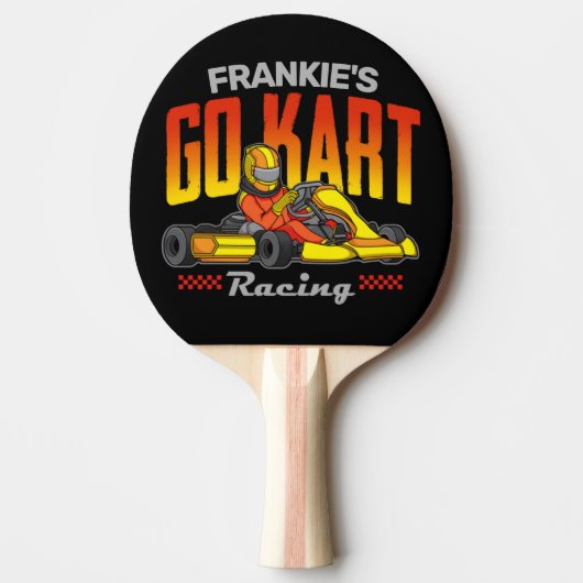 Persoonlijke Go Kart Racing Motorsport Karting Tafeltennisbatje (Voorkant)