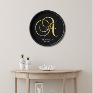 Persoonlijke Gold Monogramed Letter A Family