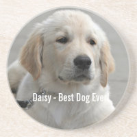 Persoonlijke Golden Retriever Dog Foto en naam