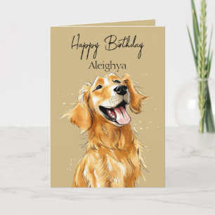 Persoonlijke Golden Retriever * Kaart