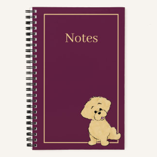 Persoonlijke Goldendoodle Puppy Knuffel Hond Op Ma Notitieboek