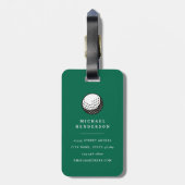 Persoonlijke Golf Bagagelabel (Achterkant verticaal)