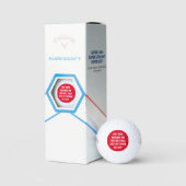 Persoonlijke Golf Balls Golfballen (Verpakking)