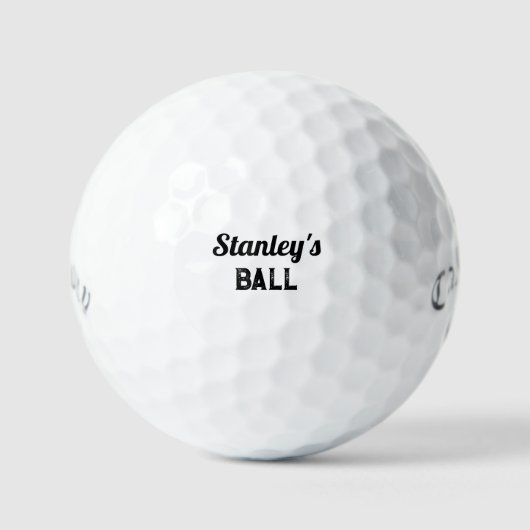 Persoonlijke Golf Balls Golfballen (Voorkant)