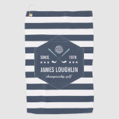 Persoonlijke Golf Club Logo Golfhanddoek (Voorkant)