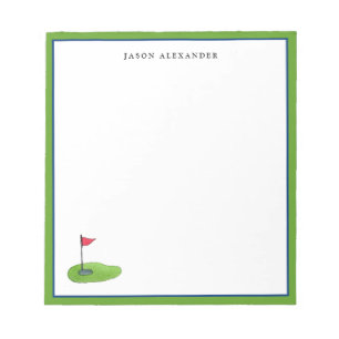 Persoonlijke Golf Notitieblok