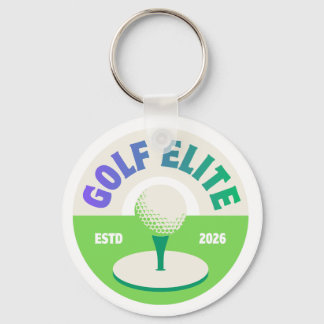 Persoonlijke Golf Sleutelhanger | Ronde Golf Cadea
