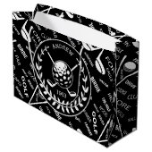 Persoonlijke Golf-thema Groot Cadeauzakje (Achterkant Gekanteld)