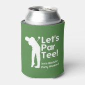 Persoonlijke golf thema kan koeler (Blikje Voorkant)