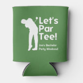 Persoonlijke golf themed drank koeler (Voorkant)