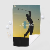 Persoonlijke Golf Towel HAMbyWG Golfhanddoek (Insitu)