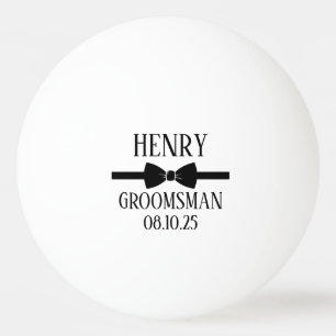 Persoonlijke golfbal: bruidsjonker cadeau, bruilof pingpongballen