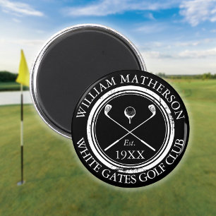 Persoonlijke Golfclub Naam Golf Leeftijdsstempel Magneet