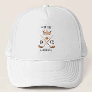 Persoonlijke Golfclubnaam Custom Trucker Hoed  Pet
