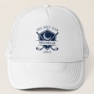 Persoonlijke Golfclubnaam Klassiek Trucker Pet
