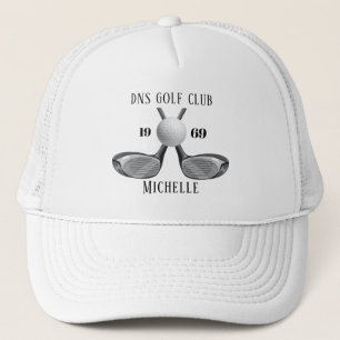 Persoonlijke Golfclubnaam Klassiek Trucker Pet
