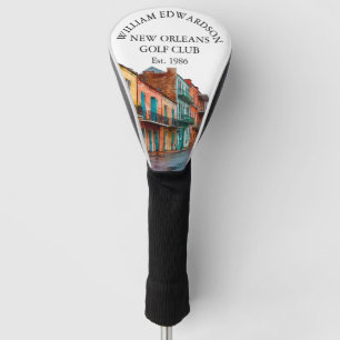 Persoonlijke Golfclubnaam van New Orleans Straat Golfheadcover