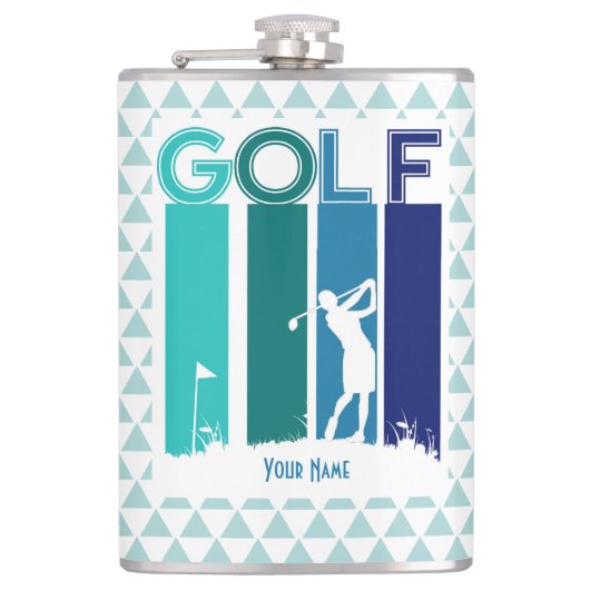 Persoonlijke Golfer's fles Heupfles (Voorkant)