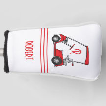 Persoonlijke Golfkar Monogram Naam Hoofddeksel