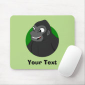 Persoonlijke Gorilla Cartoon Muismat (Met muis)