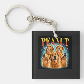Persoonlijke Gouden Retriever Sleutelhanger