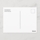 Persoonlijke graasrendierfoto briefkaart (Achterkant)