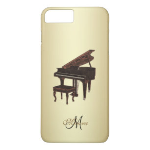 Persoonlijke Grand Piano Muziekinspiratie iPhone H iPhone 8 Plus / 7 Plus Hoesje