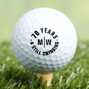 Persoonlijke Grappige 70e Verjaardag Golfballen