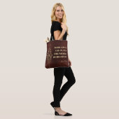 Persoonlijke Grappige Boek Ornamentele Polyester Draagtas (Op model)