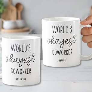Persoonlijke Grappige Collega Koffiemok