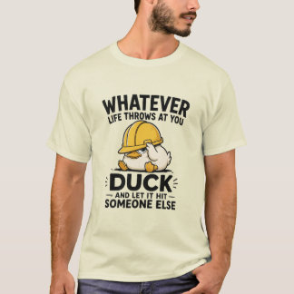 Persoonlijke Grappige Eend Heren T-shirt
