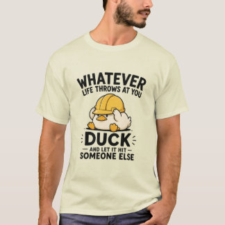 Persoonlijke Grappige Eend Heren T-shirt