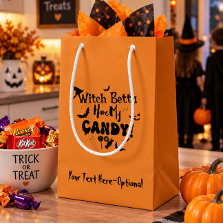 Persoonlijke grappige Halloween-feest-/cadeautasje Klein Cadeauzakje