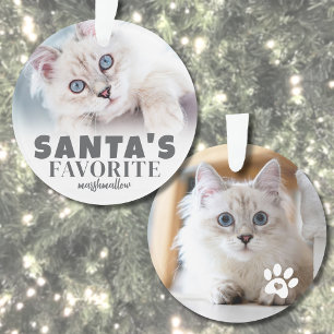 Persoonlijke Grappige Huisdier Foto Kerstmis Ornament