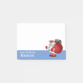 Persoonlijke Grappige Kerstman met Cadeaus Post-it® Notes (Voorkant)