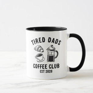Persoonlijke Grappige Moeie Papa's Coffeclub Opger Mok