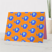 Persoonlijke Grappige Olifant Moederdag Kaart (Achterkant)