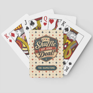 Persoonlijke Grappige Stijlvolle Vintage Pokerkaarten