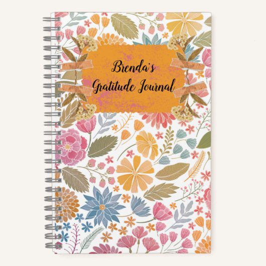 Persoonlijke Gratitude Journal Notitieboek (Voorkant)